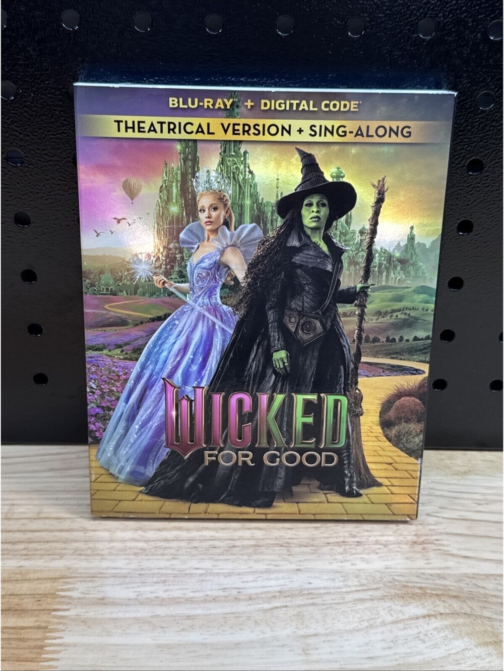 WICKED FOR GOOD Blu-ray Digital DVD w/Slipcover NEW